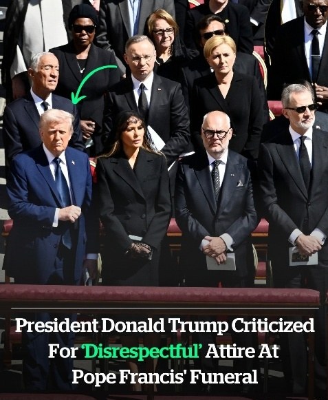 Attire that was “Disrespectful” at Pope Francis’ funeral