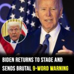 Biden returns to the stage with a harsh warning for Elon Musk and Donald Trump