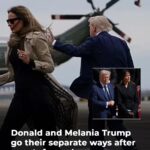 Donald and Melania Trump go their separate ways after pope’s funeral
