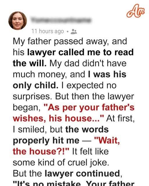 My Late Father Left Me a House, but the Woman Living There Revealed a Secret That Changed Everything