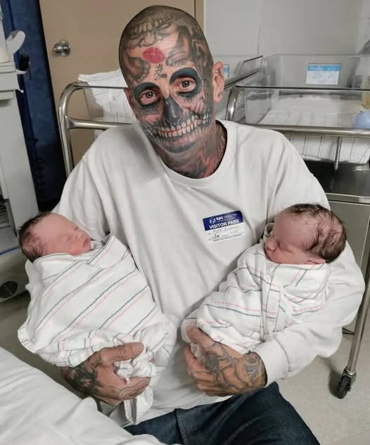Heavily Tattooed Dad Faces Criticism as People Judge Him as a Horrible Father