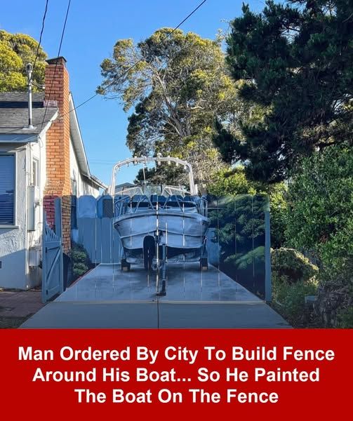 Man Gets The Perfect Revenge When The City Forces Him To Put His Boat Behind A Fence