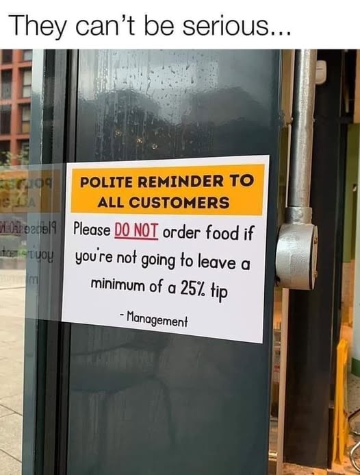 Man’s Refusal to Pay 25% Tip Ignites Debate on Tipping Culture