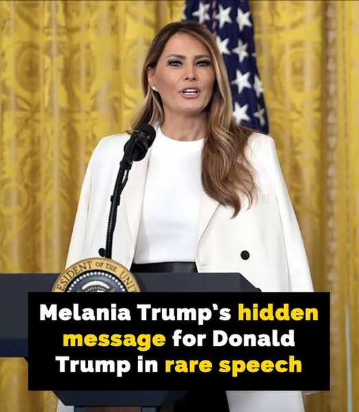 Melania Trump’s speech contains hidden message to Donald Trump
