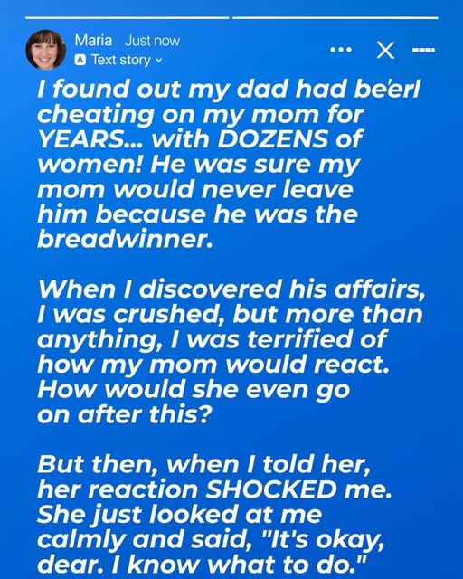 My Dad Had Dozens of Affairs, Thinking Our Mom Would Never Leave Him – What She Did..