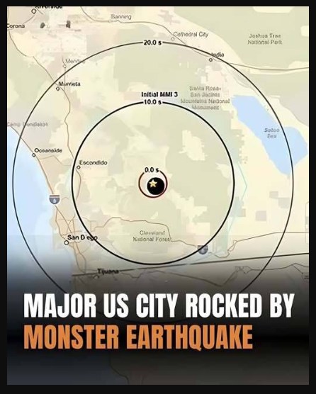 Powerful earthquake strikes San Diego!