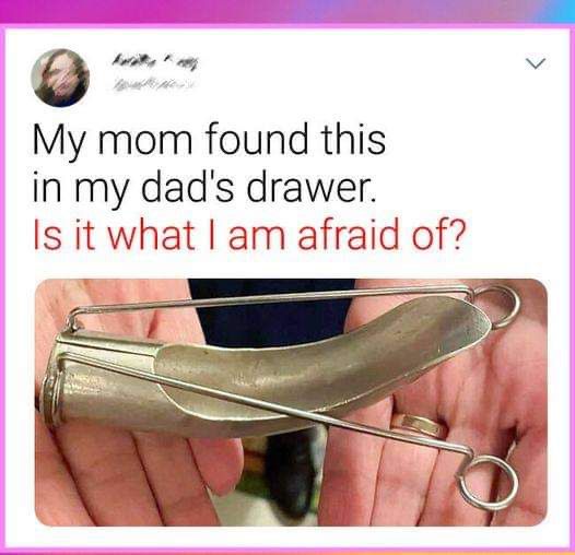 Strange Object Found in Dad’s Drawer