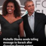 After addressing divorce speculation, Michelle Obama directed a pointed message at Barack