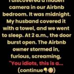I discovered a hidden camera in our Airbnb bedroom