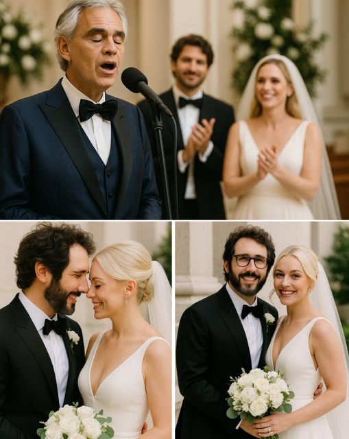Josh Groban Weds in a Dream Ceremony Featuring Andrea Bocelli’s Breathtaking Serenade