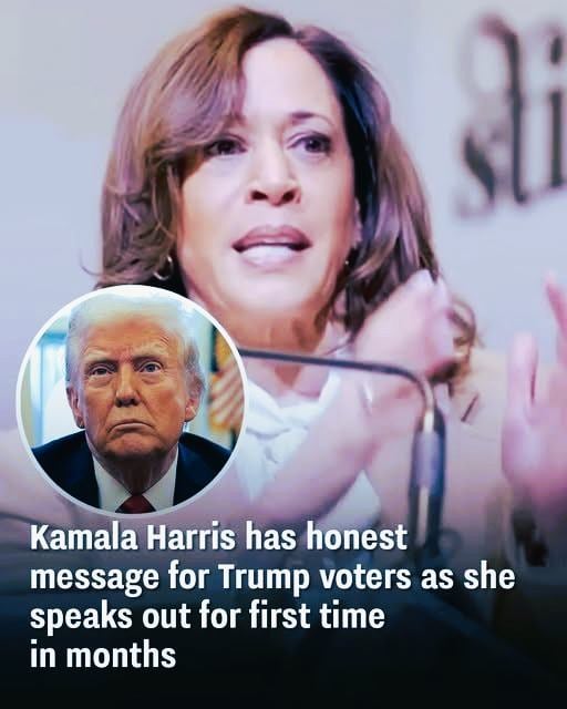Kamala Harris Shares Candid Message in Rare Public Appearance After Months of Silence