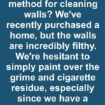 Keeping Walls Spotless and in Good Condition