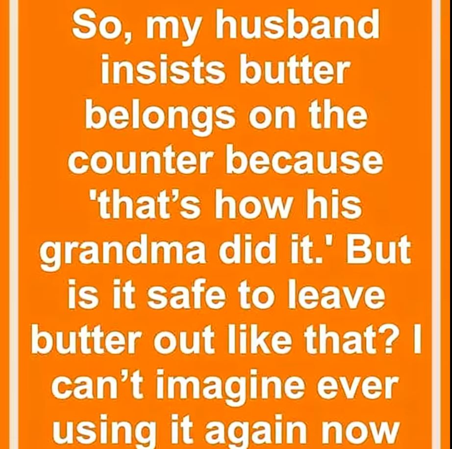 My Husband insist butter belongs on..