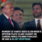 The Exact Moment JD Vance Saw Elon Musk’s Epstein Files Claim Live on Camera