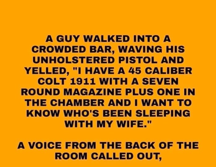 The Husband, The Gun, and The Epic Comeback