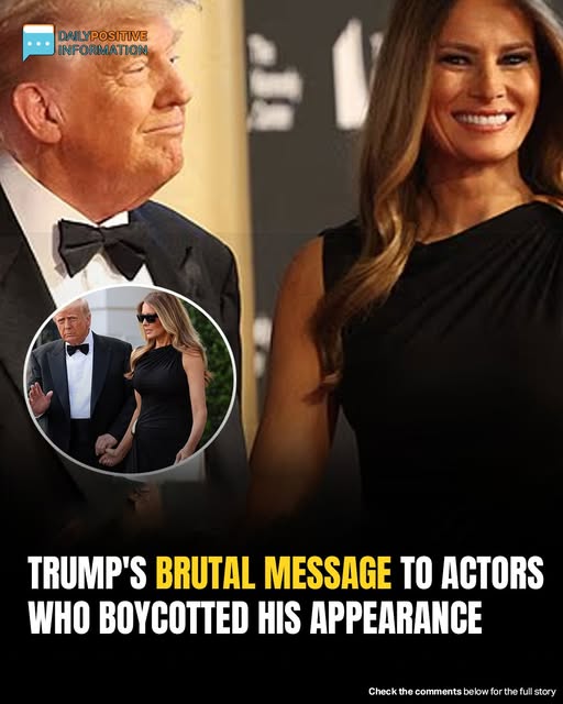 Trump Fires Back At Celebrity Boycott During His And Melania’s Surprise ‘Les Misérables’ Outing