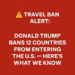Trump Signs Travel Ban Proclamation Targeting 12 Countries