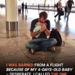Widower Is Barred from Boarding a Flight with His Newborn Baby, 82-Year-Old Meredith Helps Him