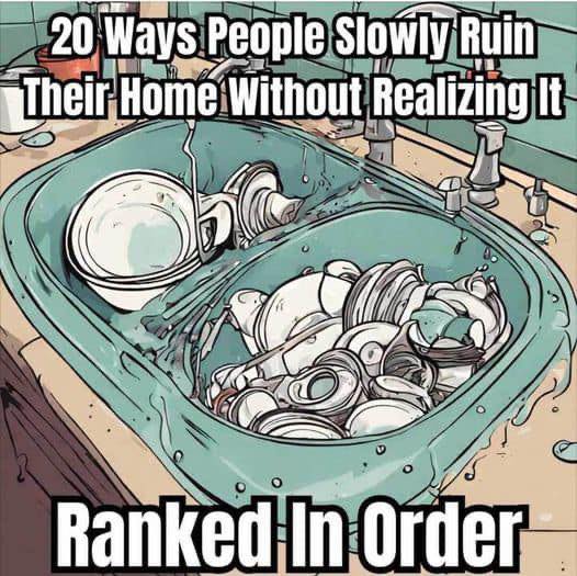 20 Ways People Slowly Ruin Their Home Without Realizing It