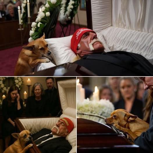 A Tiny Heartbreak: Hulk Hogan’s Loyal Chihuahua Bids a Tearful Goodbye in Heart-Wrenching Farewell