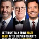Late-Night Hosts In Solidarity: Fallon, Meyers, Kimmel React To Colbert’s End