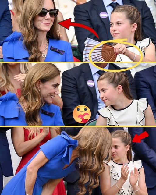 “MUMMY, ARE YOU TIRED?” – Heartwarming Moment Princess Charlotte Cares for Mum Catherine in Wimbledon’s Sweltering Heat Touches Millions of Hearts