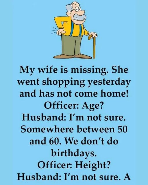 My wife is missing