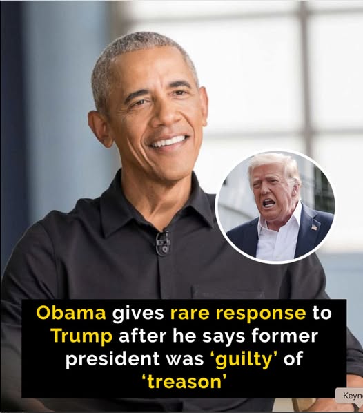 Obama responds after Trump accuses him over 2016 election