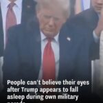 People Can’t Believe This! Trump Fell Asleep During His Own Military Parade