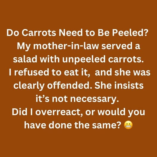 Should you peel carrots before eating or cooking them?