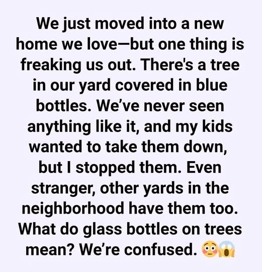 The Hidden Meaning Behind Glass Bottle Trees