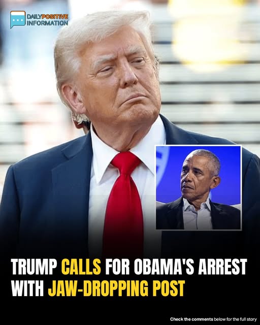 Trump Shares AI Video Showing Obama Being Arrested, Sparks Outrage