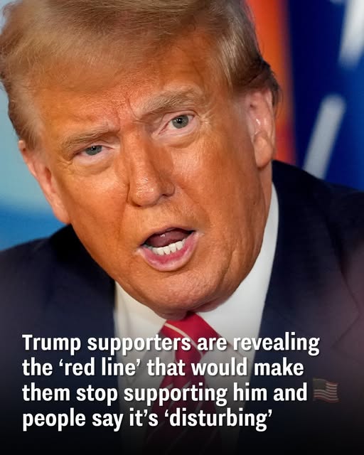 Trump supporters are revealing the ‘red line’ that would make them stop supporting him and people say it’s ‘disturbing’