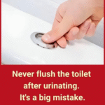 Why is it so important not to flush the toilet after every trip to the toilet to urinate?