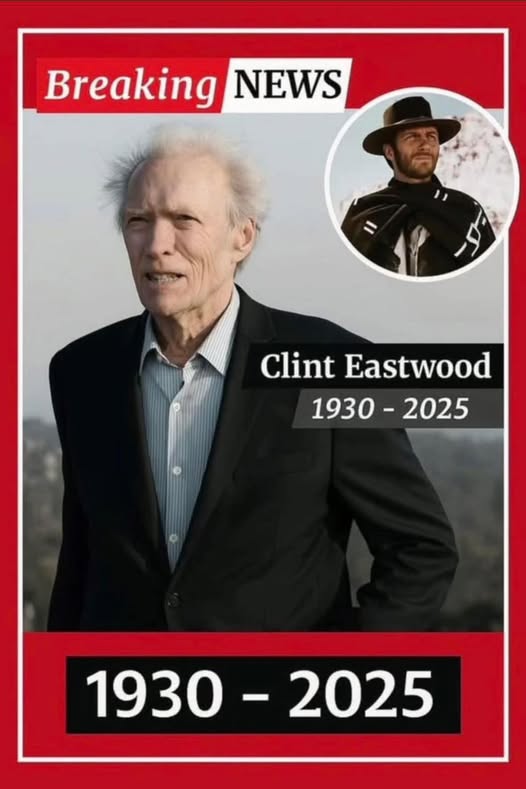 30 minutes ago in California, Clint Eastwood has been confirmed!