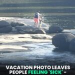 Viral Photos of Man and Child Fishing at River Spark Outrage and a Serious Safety Warning