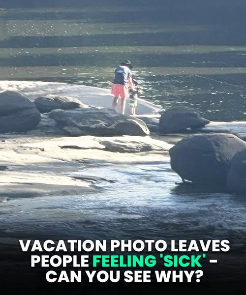 Viral Photos of Man and Child Fishing at River Spark Outrage and a Serious Safety Warning