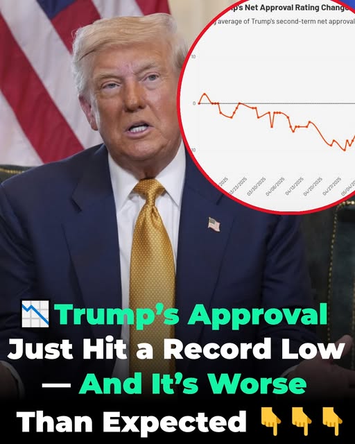 A Country in Turmoil: Trump’s Approval Rating Hits an All-Time Low