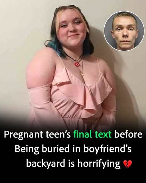 Chilling text from pregnant teen found dead in boyfriend’s backyard