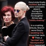 Emotional Moments from Ozzy Osbourne’s Memorial: Sharon’s Fragility & Aimee’s Visible Grief