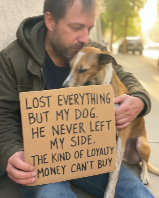 I SLEPT UNDER A BRIDGE, BUT MY DOG KEPT ME WARM AND SANE