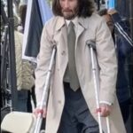 Keanu Reeves opens up about a recent injury he suffered while filming his latest project.