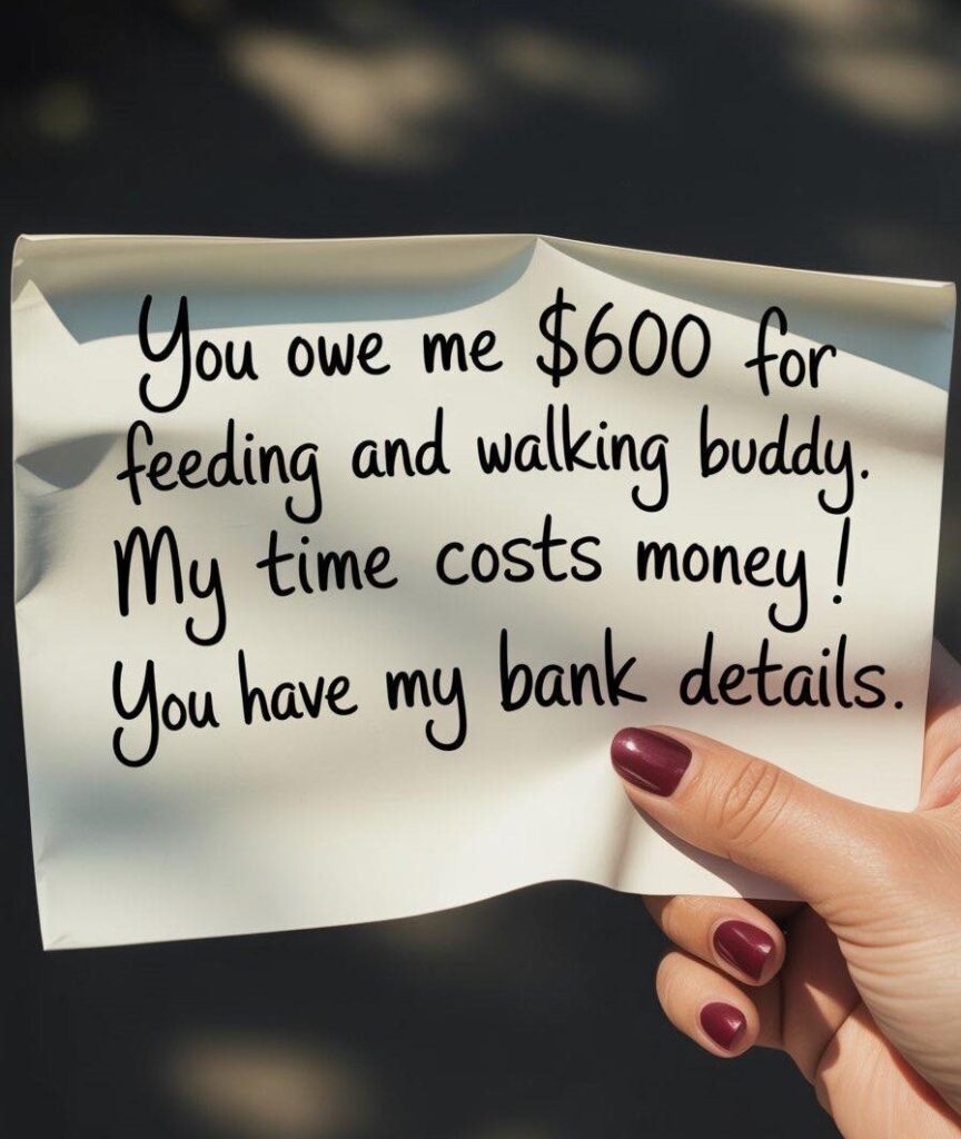 My Mother-in-Law Demanded $600 for Watching Our Dog While I Was in Labor — I Agreed, but Only on One Condition –