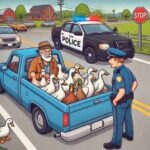 Officer Orders Man to Take Ducks to the Zoo — Next Day They’re Headed to the Beach in Sunglasses
