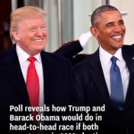 Poll reveals how Trump and Barack Obama would do in head-to-head race if both were to run in 2028 election