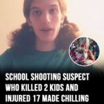 School shooting suspect who killed 2 kids and injured 17 made chilling last plea to family