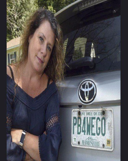 She has had her license plate for 15 years, but now the state finds it inappropriate