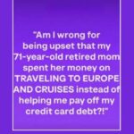 The Generational Divide: Should a Retired Parent’s Money Be Their Own, or a Lifeline for Their Child’s Debt?