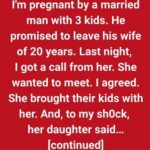 The Night I Faced His Wife — and Her Daughter’s Words Changed Everything