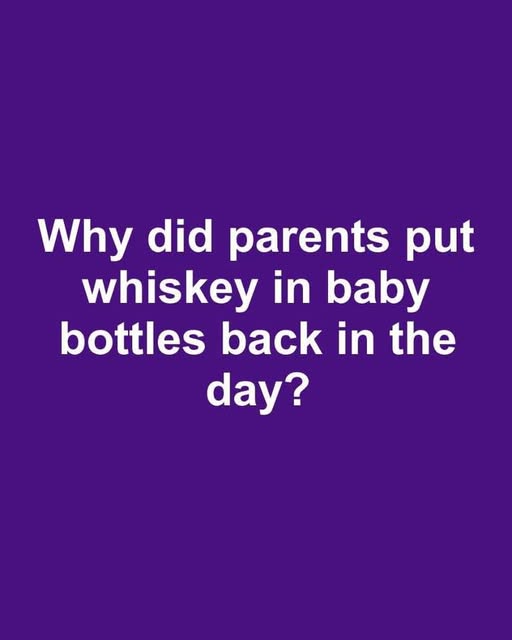 The Strange History of Whiskey in Baby Bottles